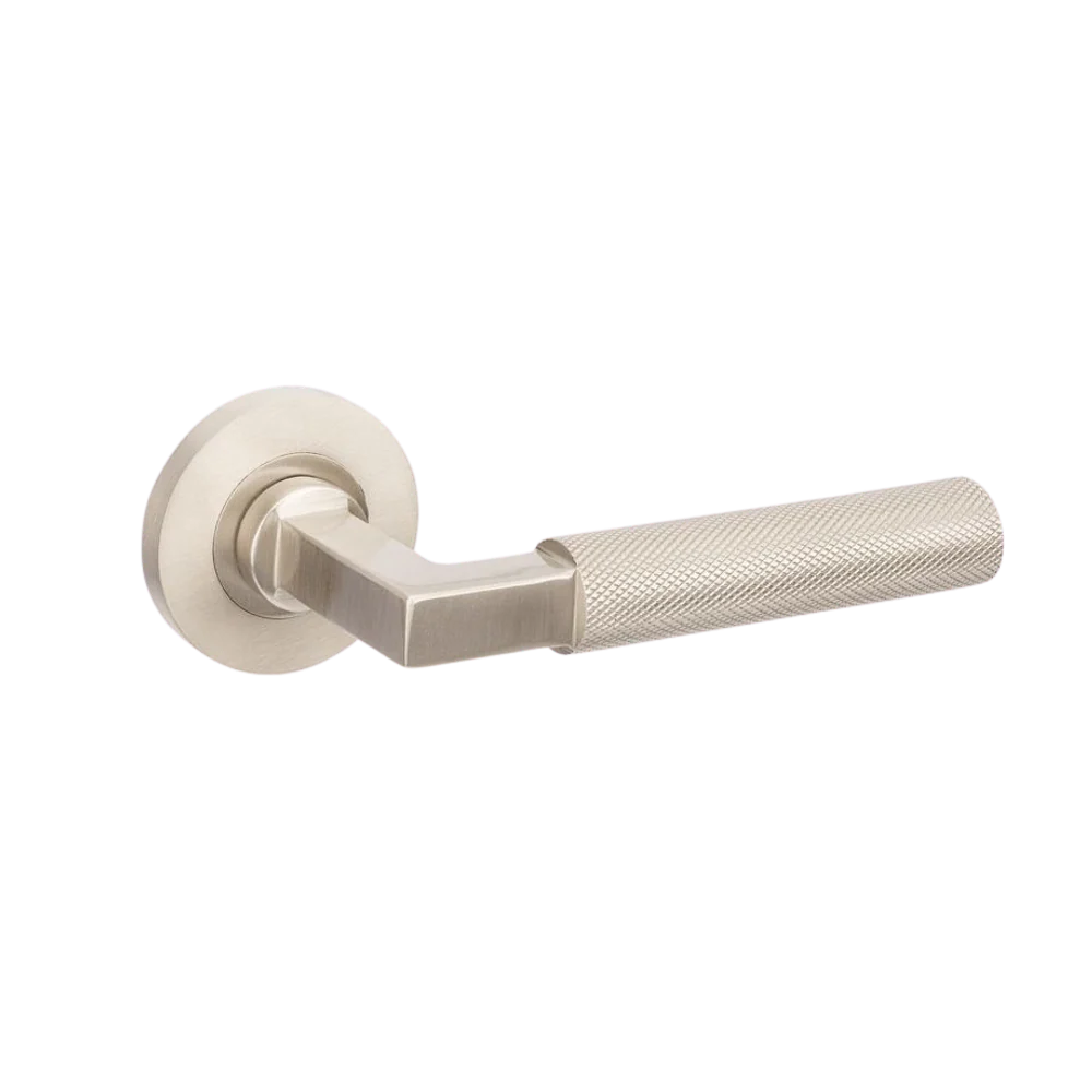 Zanda Zurich Dummy Lever Set Door Handle Brushed Nickel - Image 3