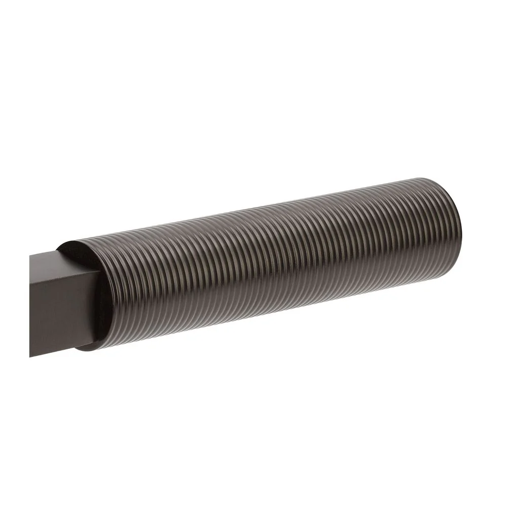Zanda Zurich Fluted Entrance Set Lever Door Handle Graphite Nickel - Image 2