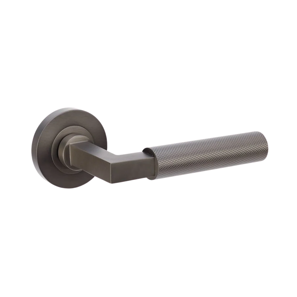Zanda Zurich Passage Lever Set Door Handle Graphite Nickel - Image 3