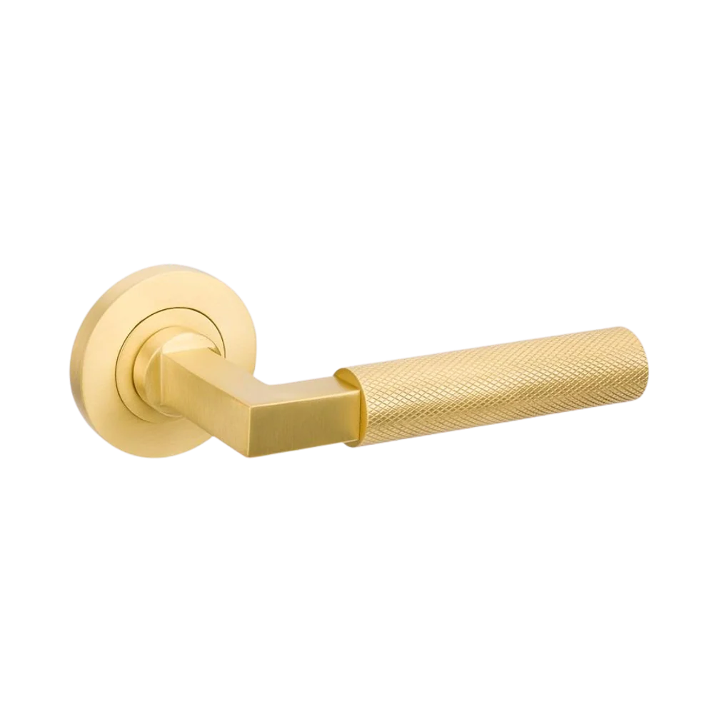 Zanda Zurich Passage Lever Set Door Handle Satin Brass