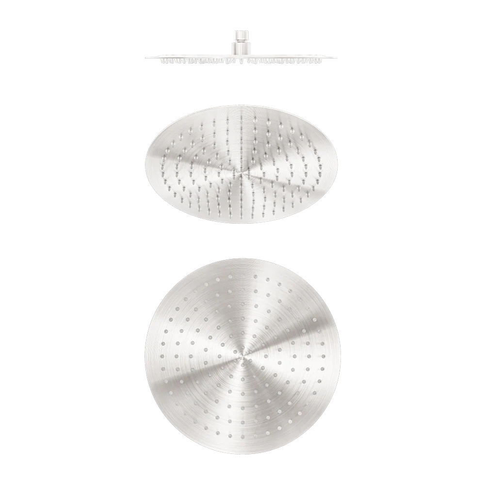 Nero Zen 300mm Round Shower Head Brushed Nickel - Image 3