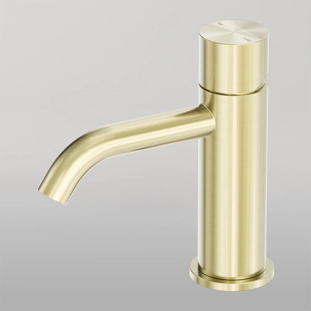 Nero Zen Basin Mixer Handless Brushed Gold - Image 2
