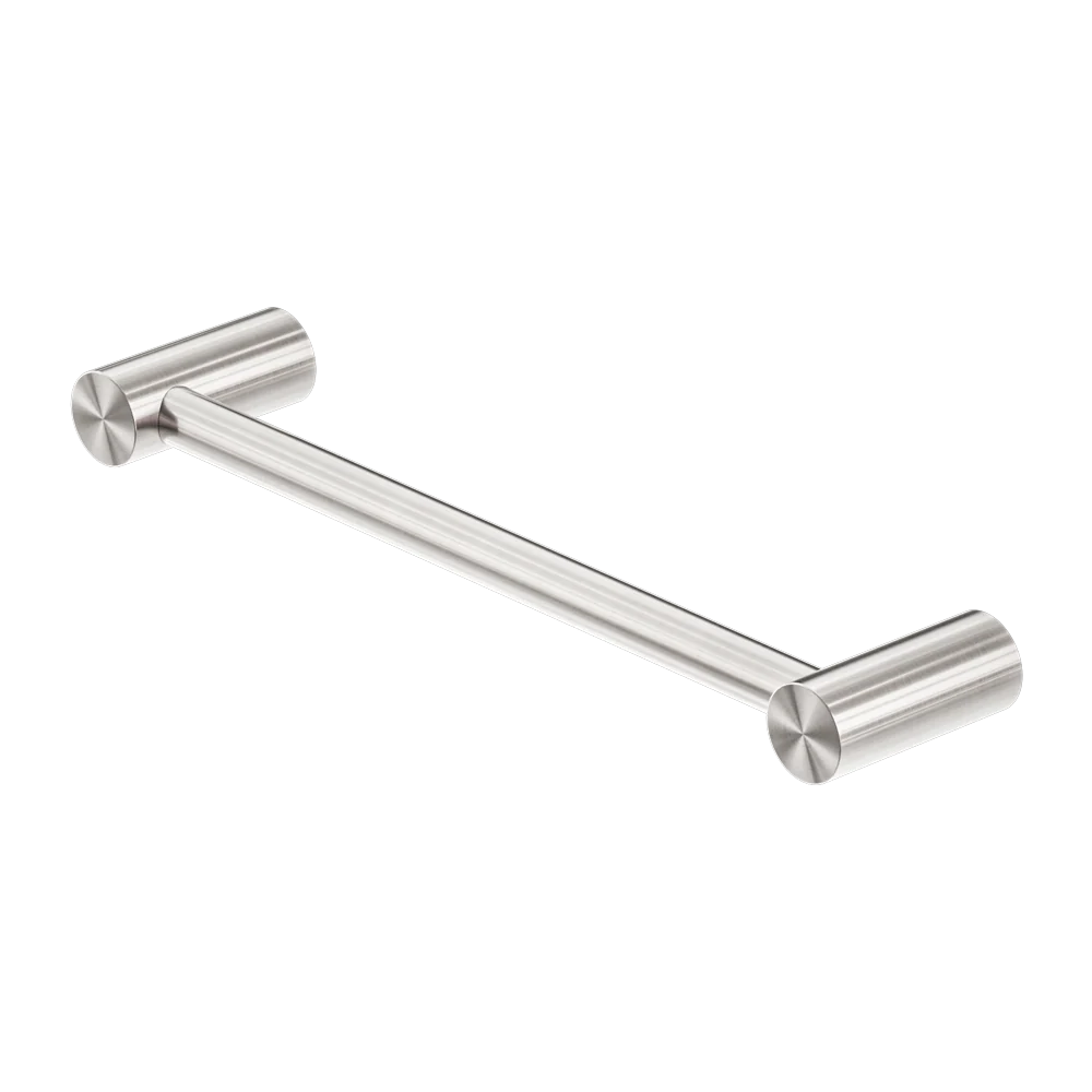 Nero Zen Hand Towel Rail Brushed Nickel - Image 3