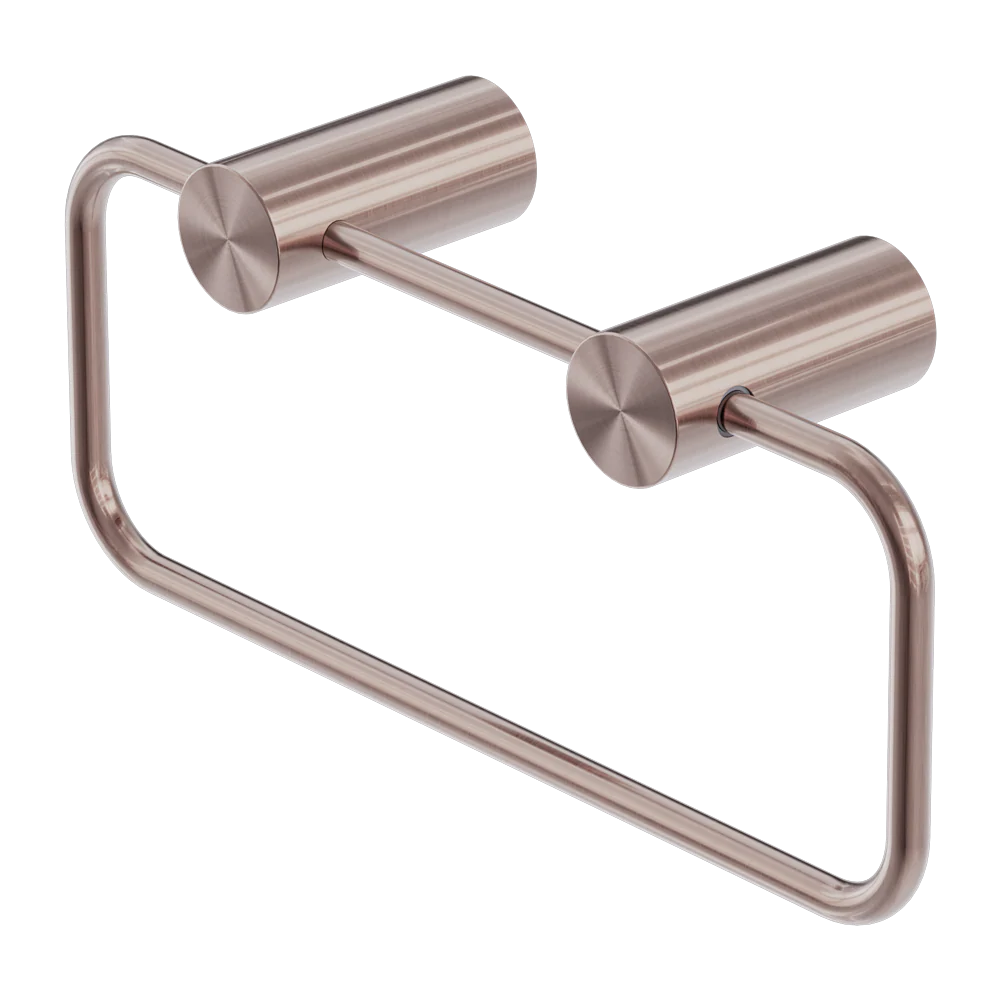 Nero Zen Hand Towel Ring Brushed Bronze