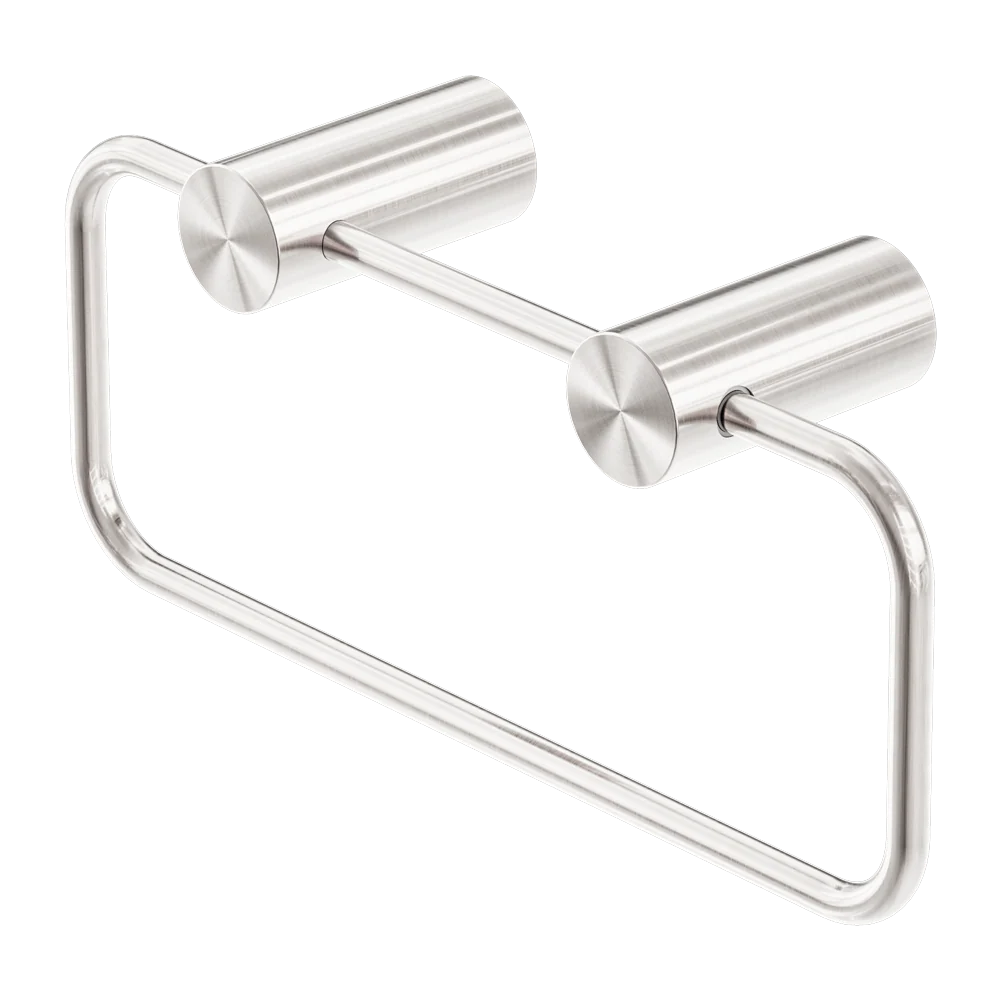 Nero Zen Hand Towel Ring Brushed Nickel