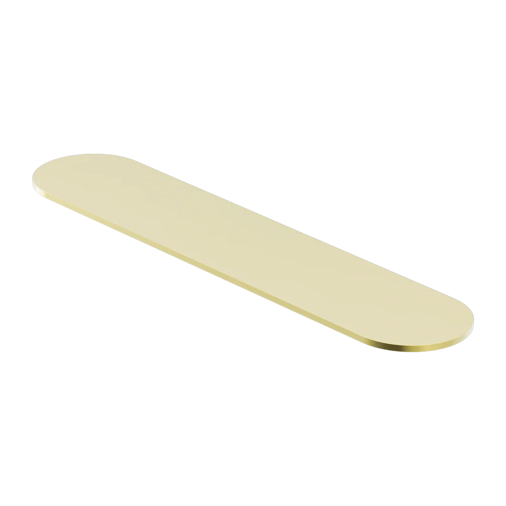 Nero Zen Metal Shower Shelf Brushed Gold