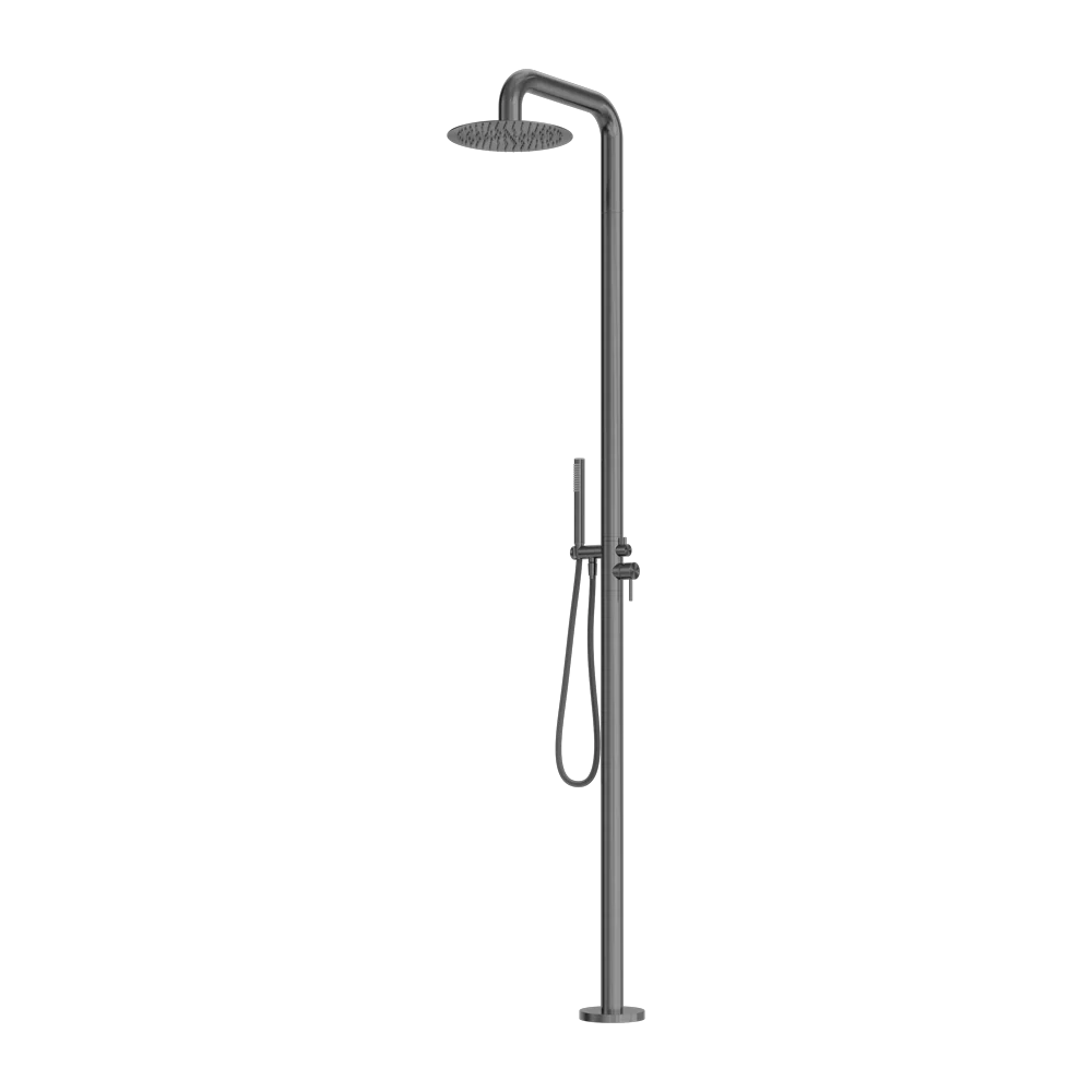 Nero Zen Outdoor Freestanding Shower Column Graphite - Image 3