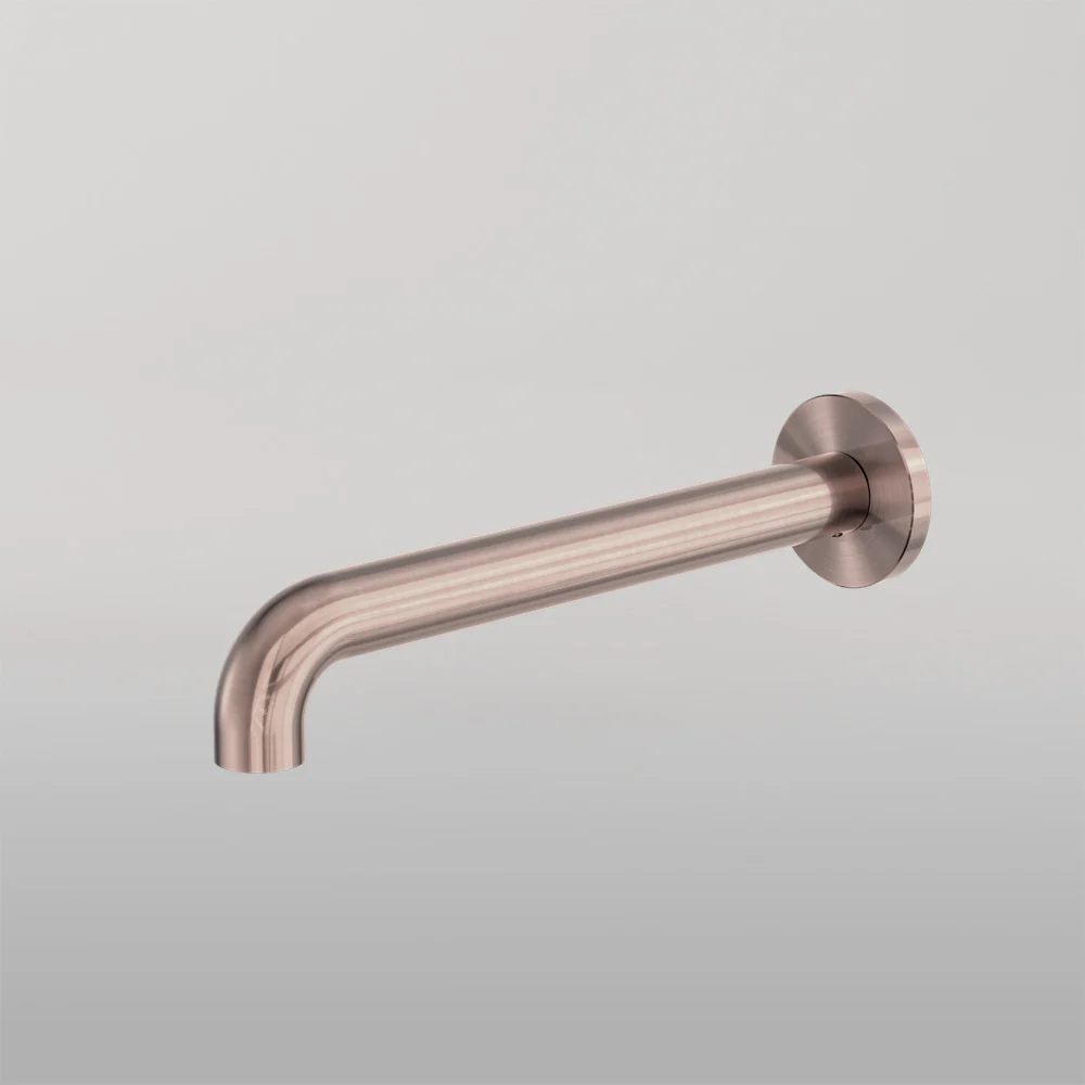 Nero Zen Round Basin/Bath Spout Only 230mm Brushed Bronze - Image 2