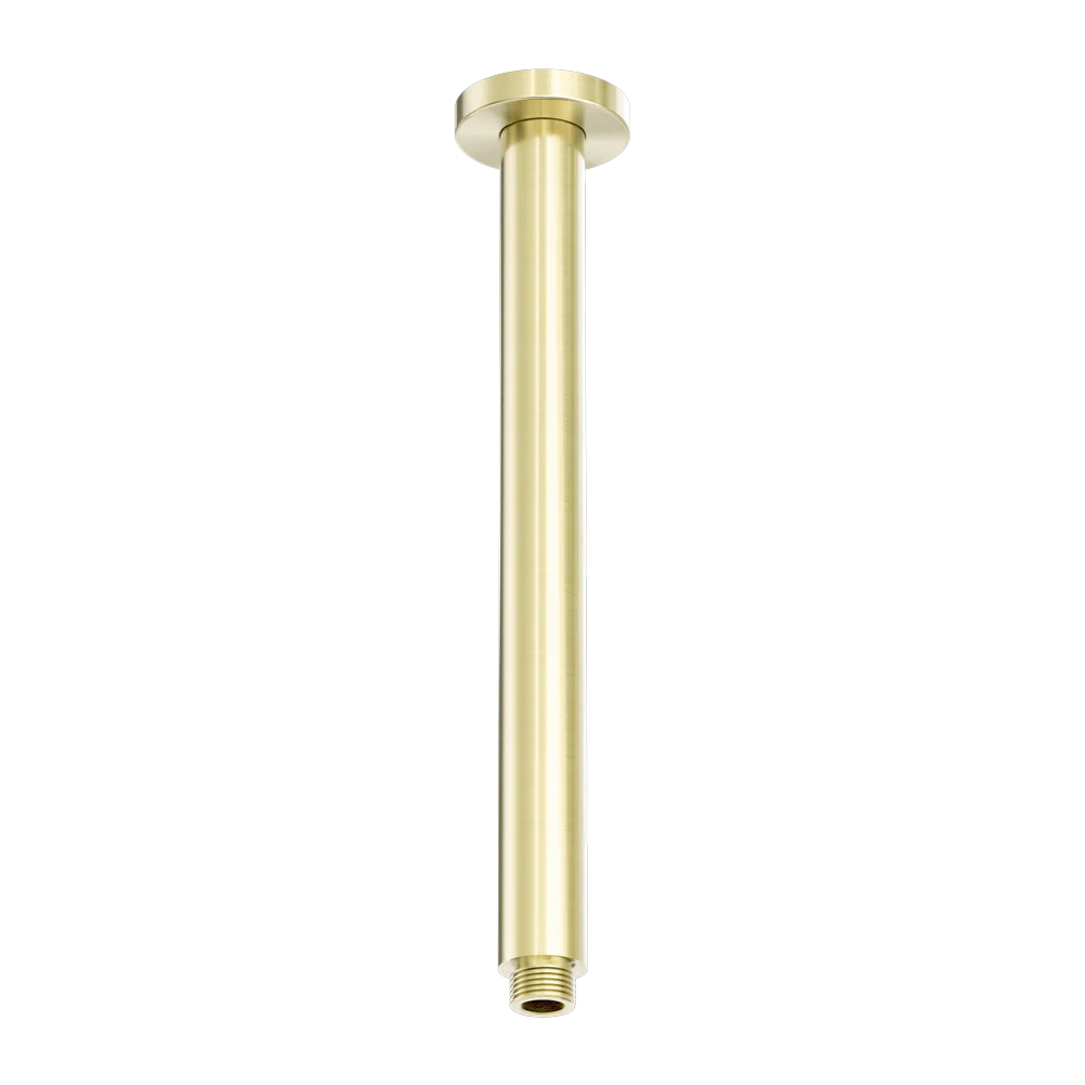 Nero Zen Round Ceiling Arm 300mm Length Brushed Gold - Image 3