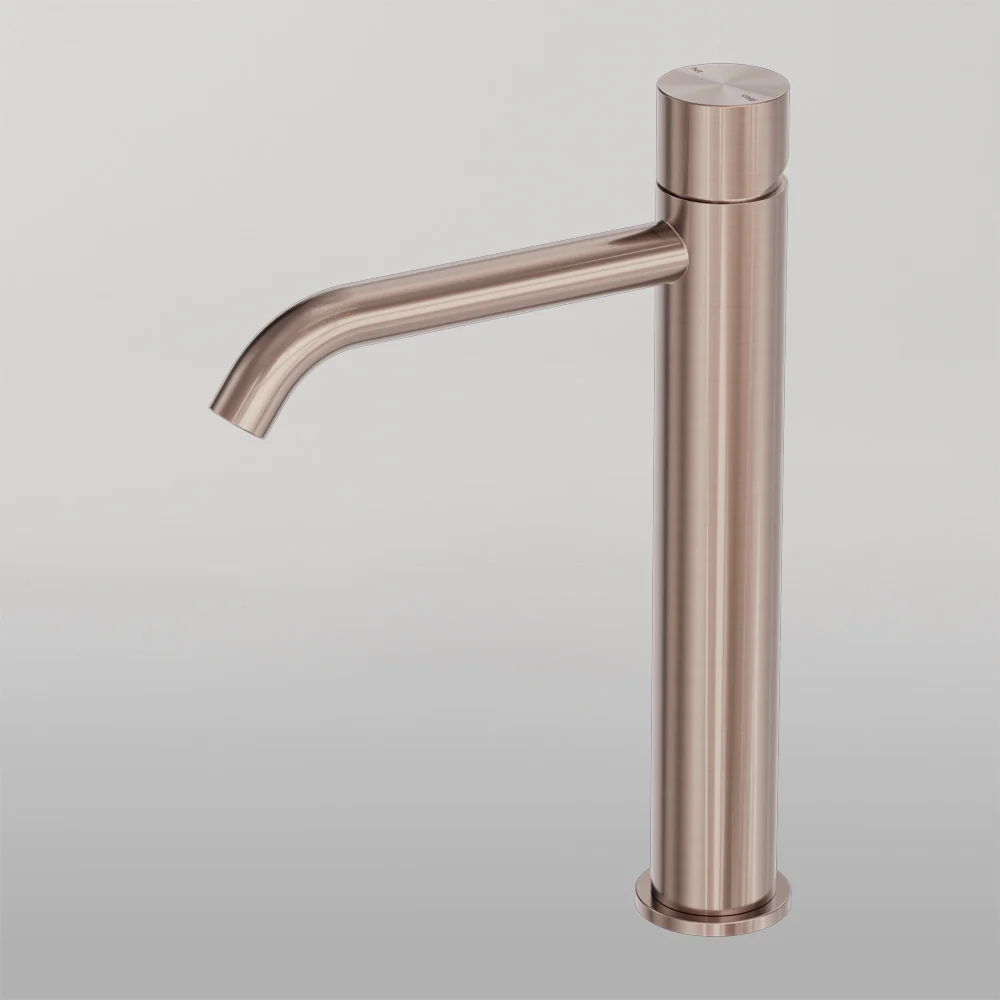 Nero Zen Tall Basin Mixer Handless Brushed Bronze - Image 2