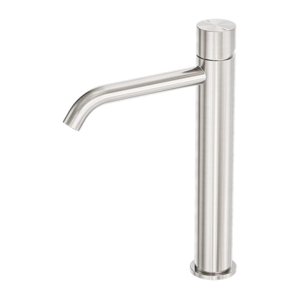 Nero Zen Tall Basin Mixer Handless Brushed Nickel - Image 3