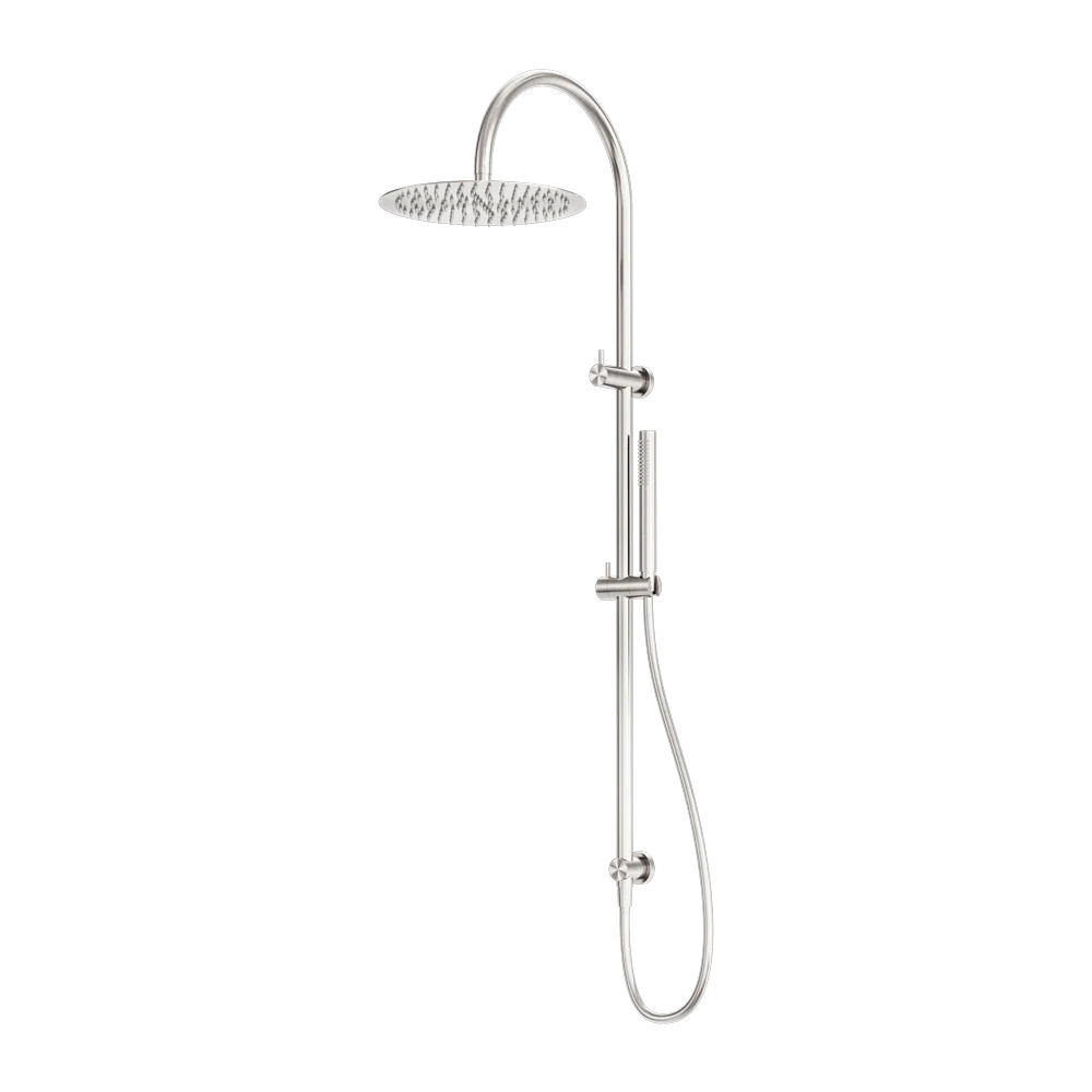Nero Zen Twin Shower Brushed Nickel